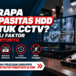 berapa kapasitas HDD untuk CCTV kenali faktor penentunya