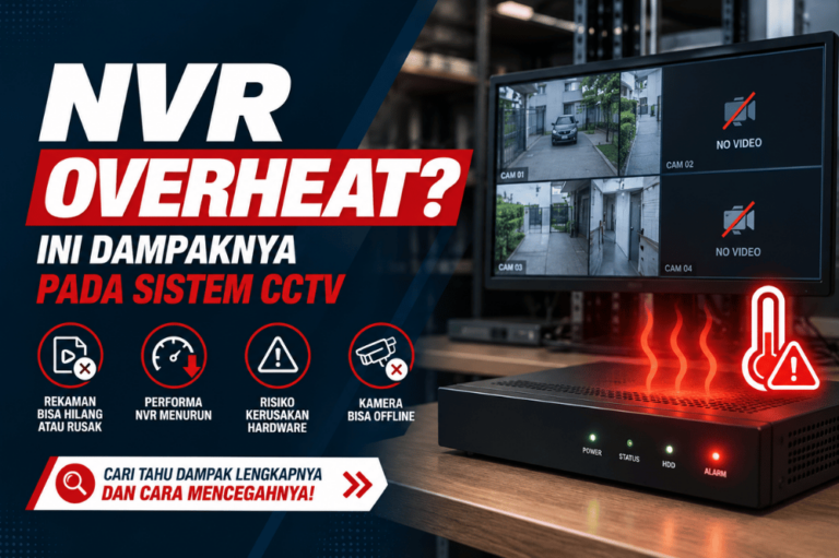 NVR overheat ini dampaknya pada sistem CCTV