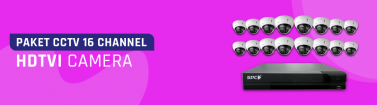 Paket CCTV 16 Channel HDTVI
