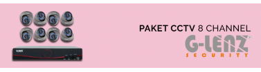 Paket CCTV 8 Channel G-Lenz