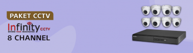Paket CCTV 8 Channel Infinity