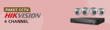 Paket CCTV Hikvision 4 Channel
