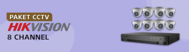 Paket CCTV Hikvision 8 Channel