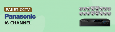 Paket CCTV Panasonic 16 Channel