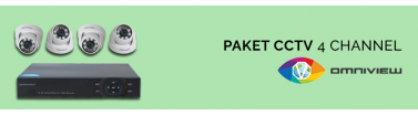 Paket CCTV Omniview 4 Channel