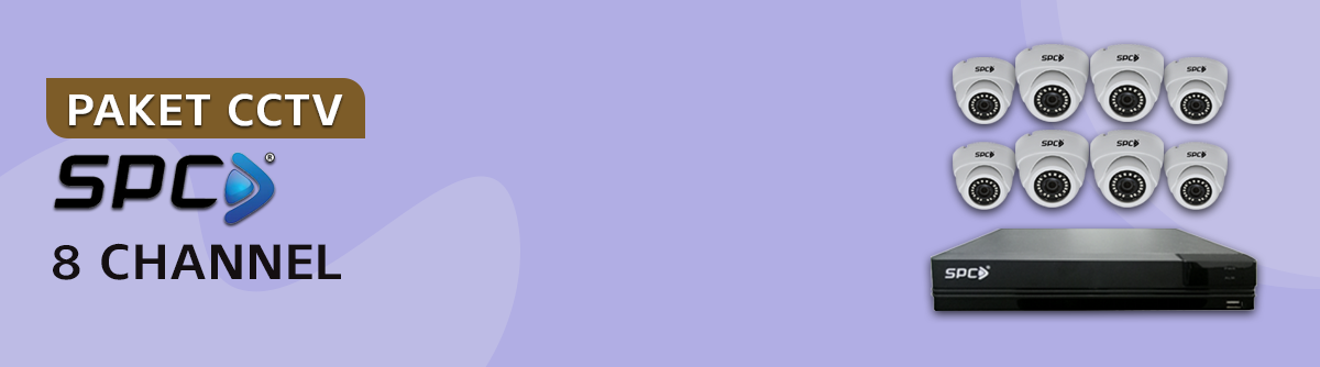 Paket CCTV 8 Channel SPC - Distributor CCTV