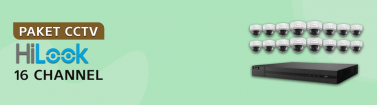 Paket CCTV 16 Channel Hilook