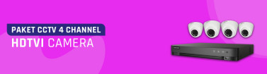 Paket CCTV 4 Channel HDTVI