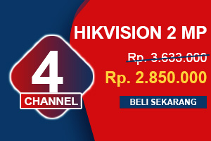 Promo Pahlawan Paket CCTV Hikvision 4 Channel Ultimate