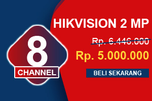 Promo Pahlawan Paket CCTV Hikvision 8 Channel Ultimate