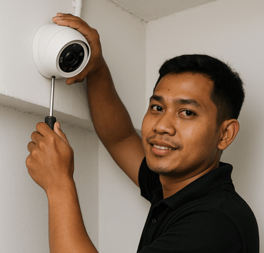 Technician checking system